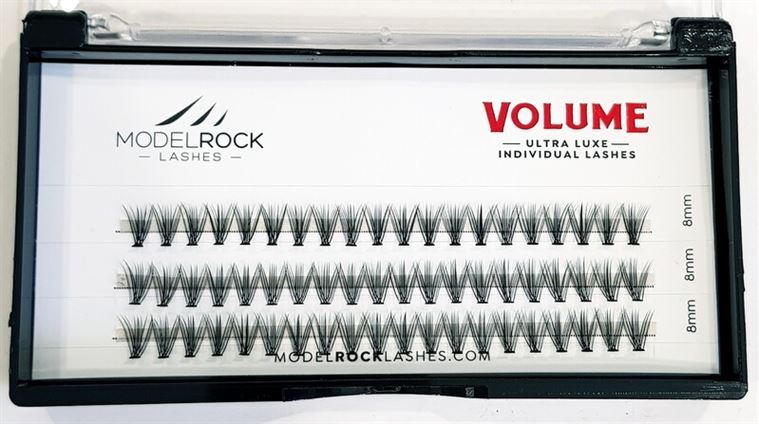 MODELROCK Ultra Luxe Individual Lashes - VOLUME SHORT 8mm