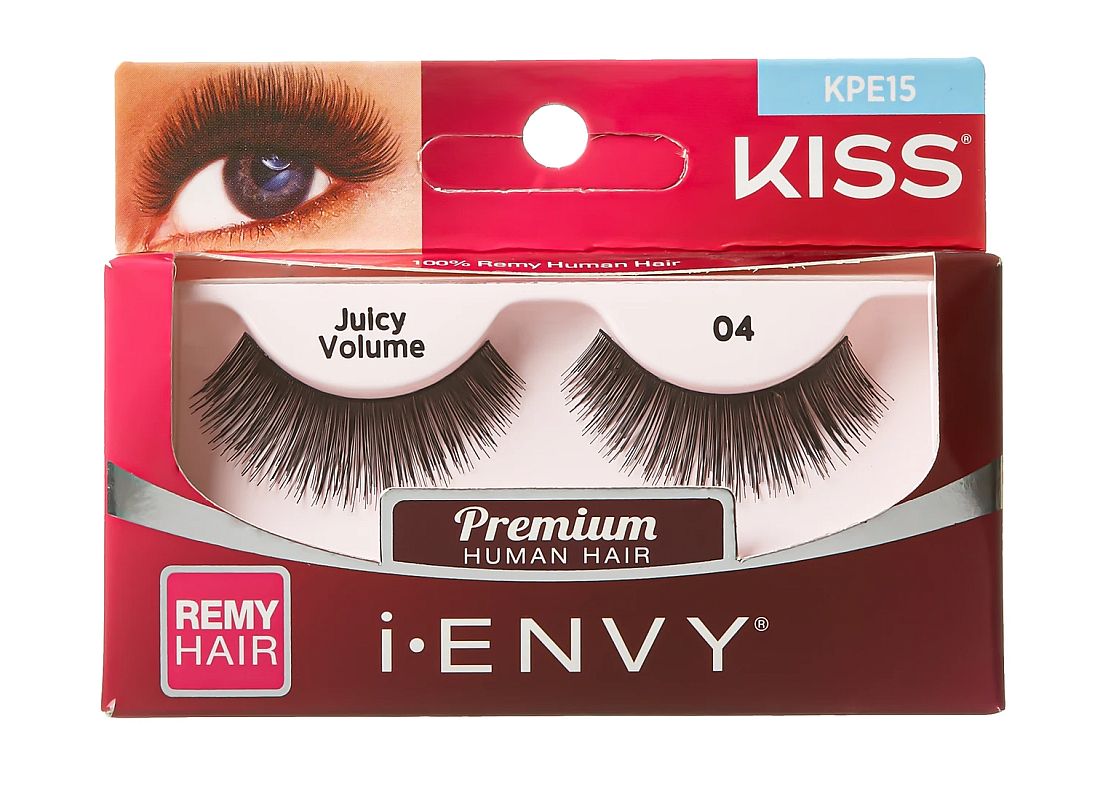 KISS i-ENVY Premium Juicy Volume 04 Lashes (KPE15)