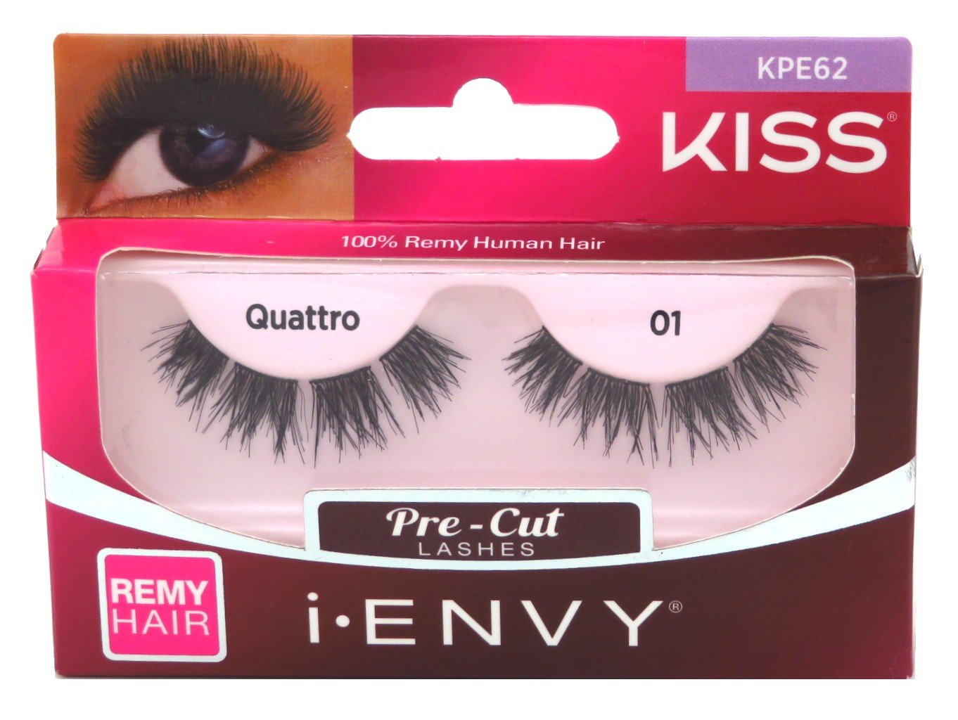 z.KISS i-ENVY Premium Quattro 01 Lashes (KPE62)