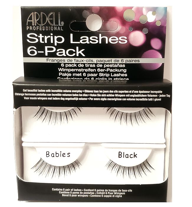 Ardell Professional Strip Lashes InvisiBand BABIES 6 Pack
