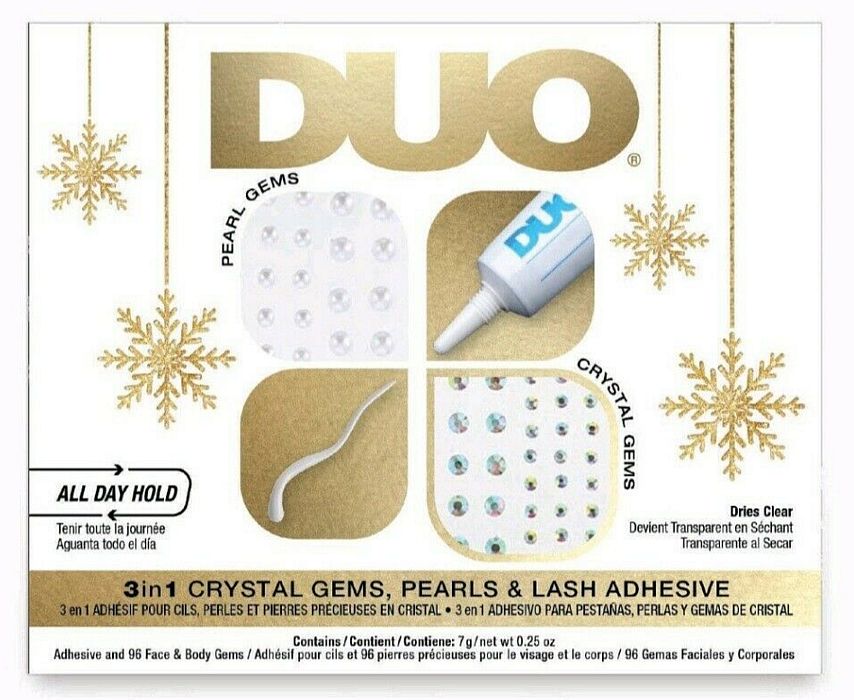 DUO 3-in-1 Crystal Gems, Pearls & Lash Adhesive Kit