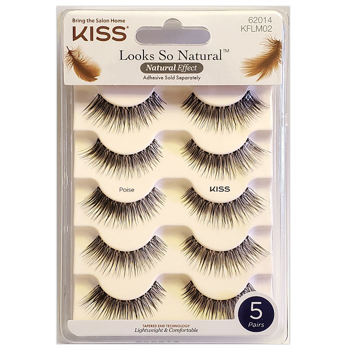 KISS Looks So Natural Multipack Lashes - Poise (KFLM02)