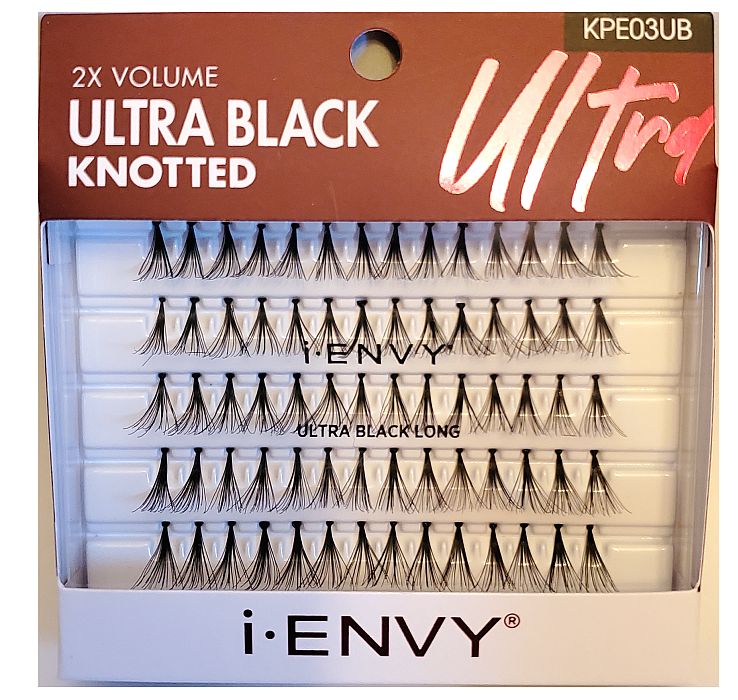 KISS i-ENVY Individual Lashes ULTRA Black Long (KPE03UB)