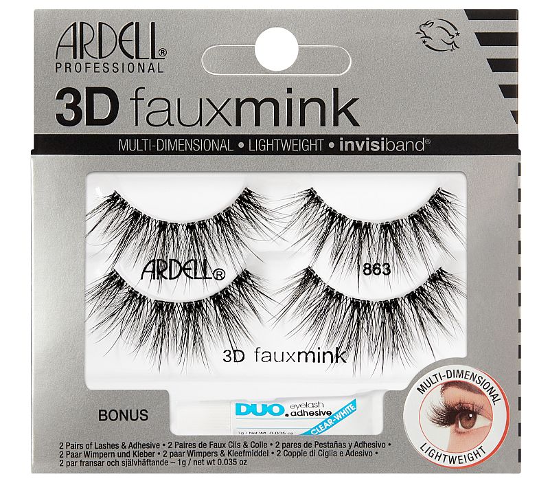 Ardell 3D Faux Mink Lashes 863 - 2 Pack