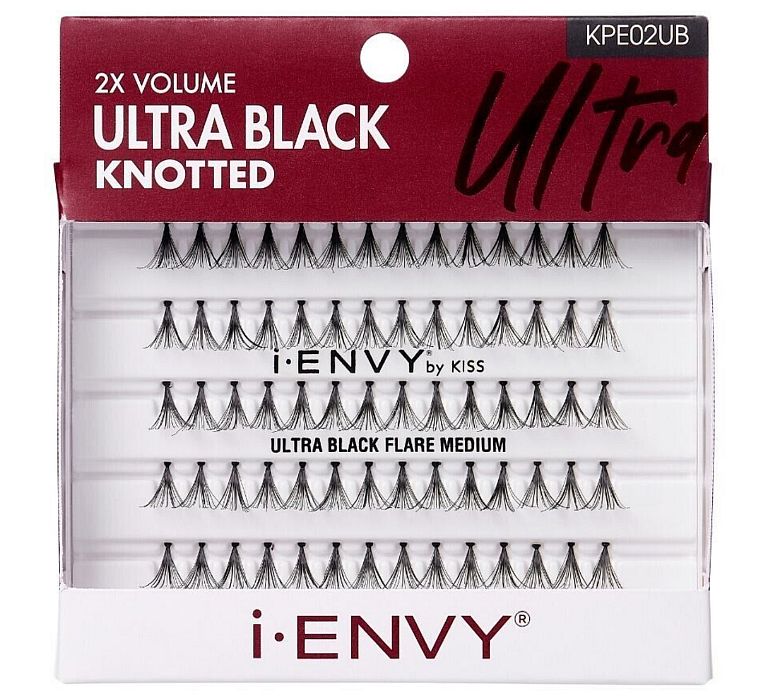 KISS i-ENVY Individual Lashes ULTRA Black Medium (KPE02UB)