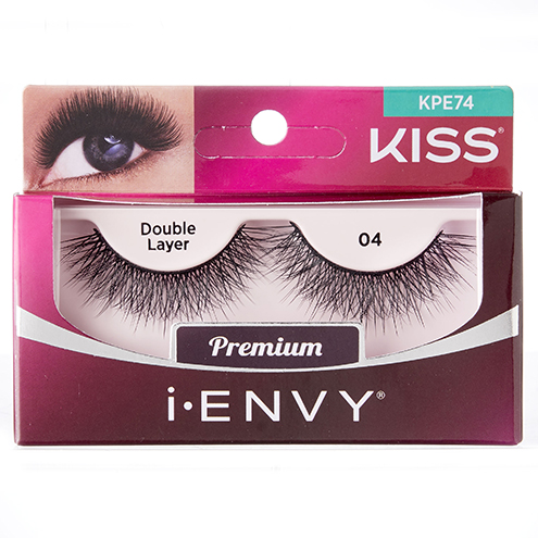 KISS i-ENVY Premium Double Layer 04 Lashes (KPE74)