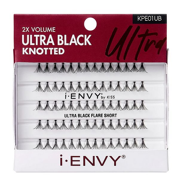 KISS i-ENVY Individual Lashes ULTRA Black Short (KPE01UB)