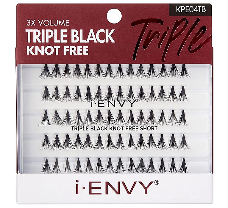 KISS i-ENVY Triple Black Knot Free Short (KPE04TB)