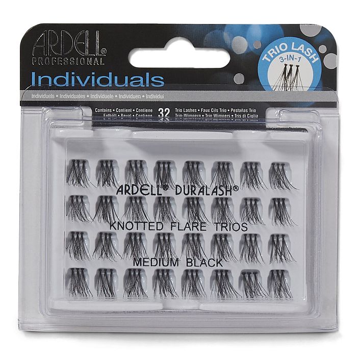 Ardell Lash Trios Individual Medium Black