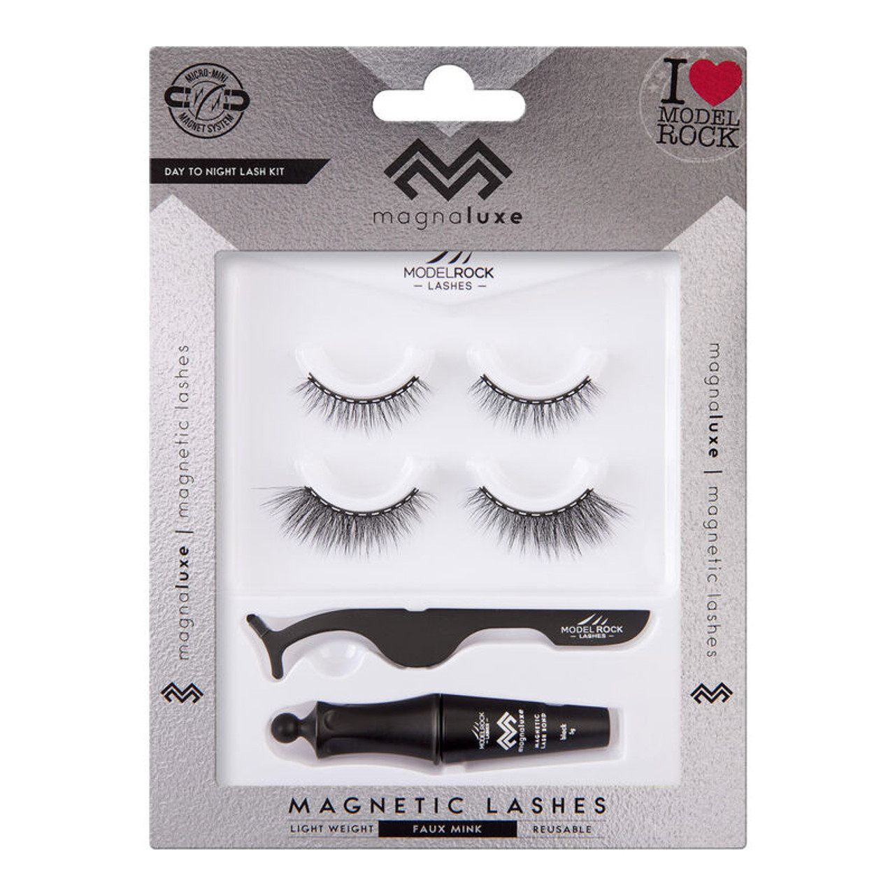 ModelRock MAGNA LUXE Magnetic Lashes + Accessories Kit - DAY to NIGHT