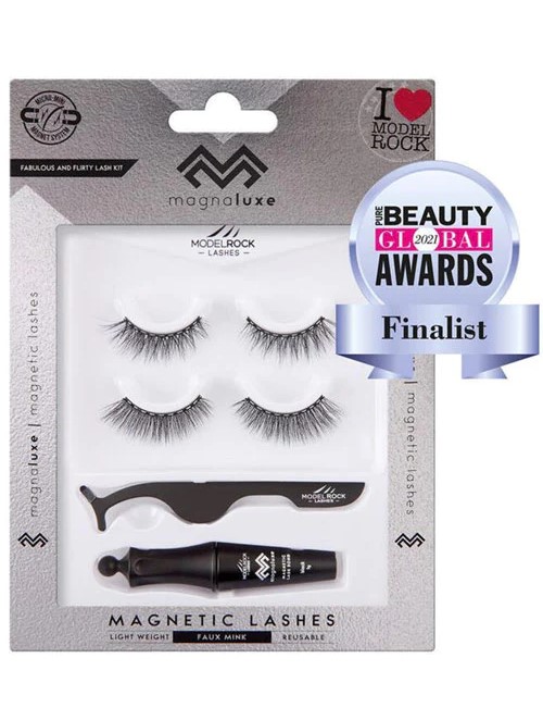 ModelRock MAGNA LUXE Magnetic Lashes + Accessories Kit - FABULOUS & FLIRTY