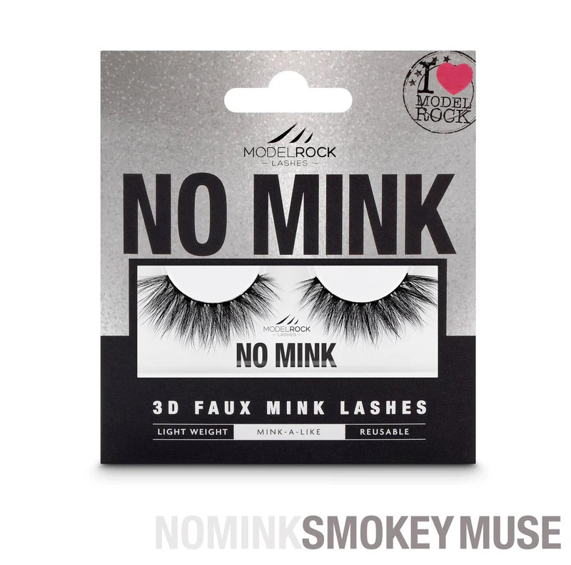 ModelRock NO MINK // Faux Mink Lashes - *SMOKEY MUSE*
