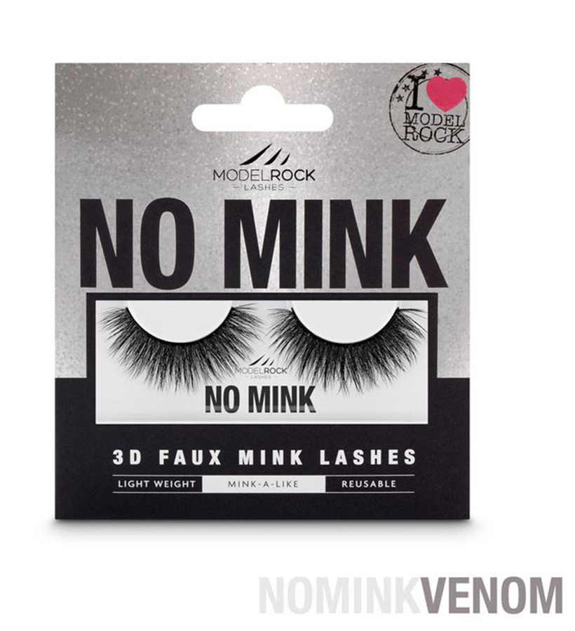 ModelRock NO MINK // Faux Mink Lashes - *VENOM*