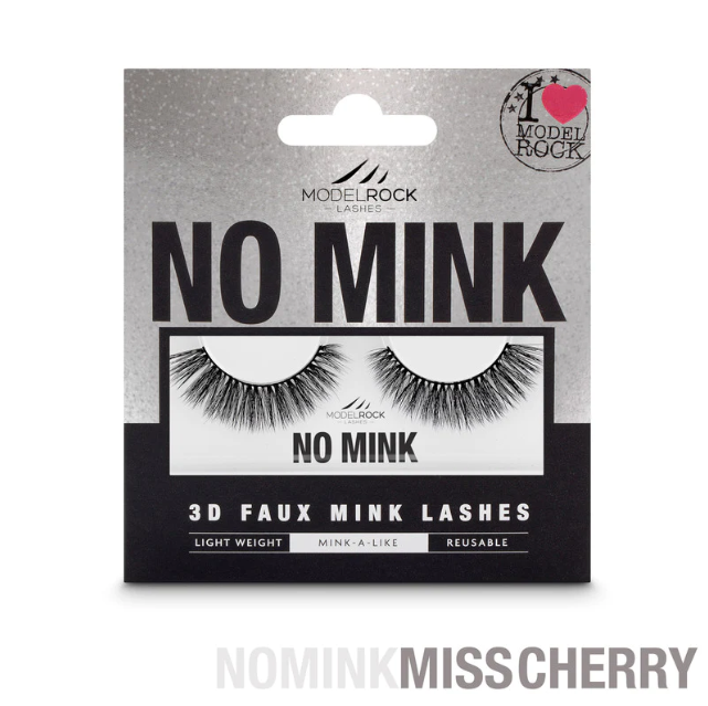ModelRock NO MINK // Faux Mink Lashes - *MISS CHERRY*