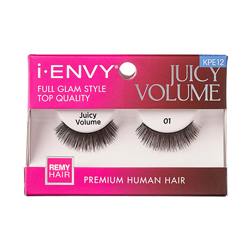 KISS i-ENVY Premium Juicy Volume 01 Lashes (KPE12)