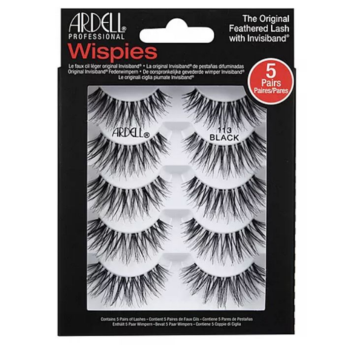 Ardell 5 Pack Lashes #113 Wispies (67516)