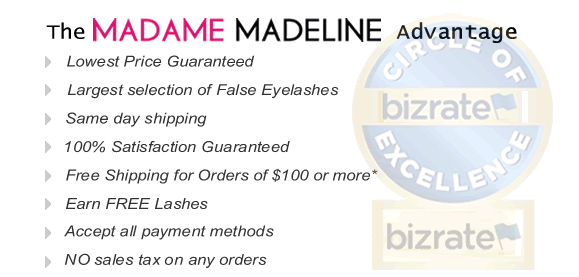 All False Eyelashes - Madame Madeline 
