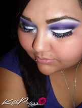 Featured Model wearing Ardell Wild Fun lashes. Visit her at youtube and myspace.