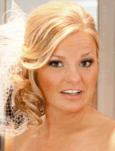Paige, Bride, May 12, 2012. Wearing Ardell Demi Luvies.