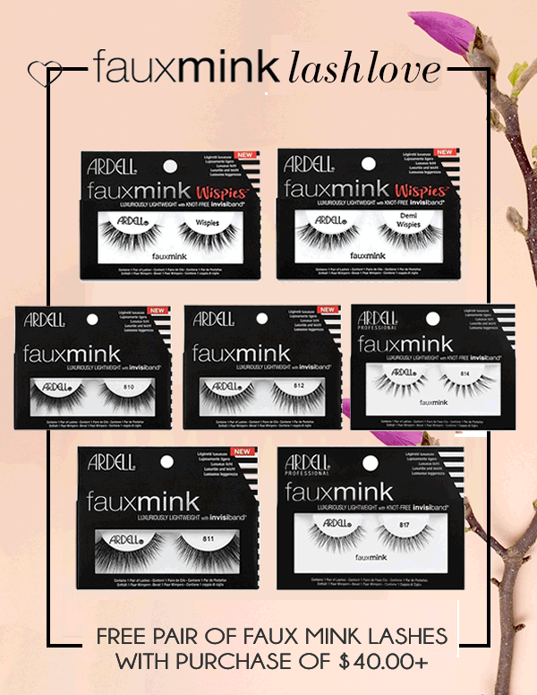 Free Ardell Faux Mink Lash Offer