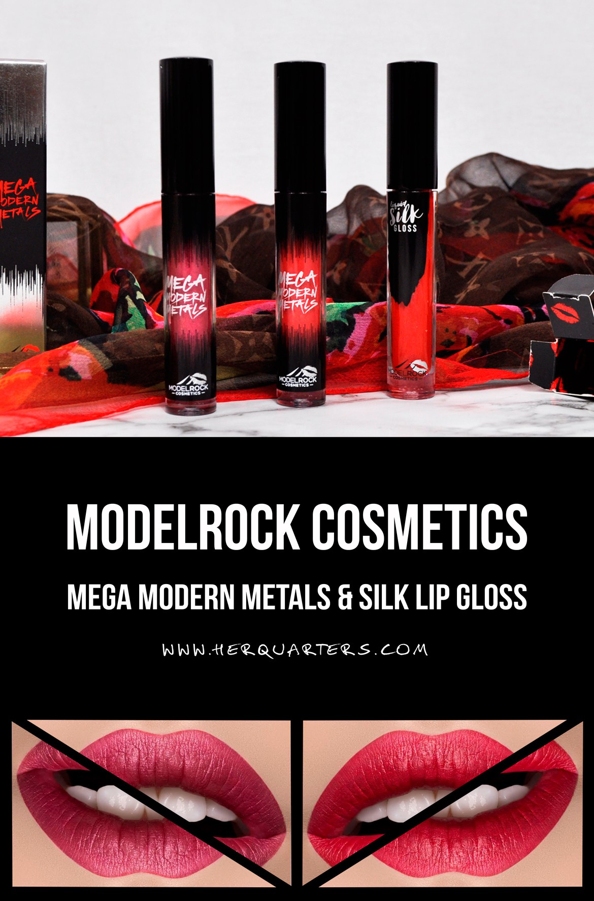 Modelrock Mega Modern Metals Liquid Lipstick