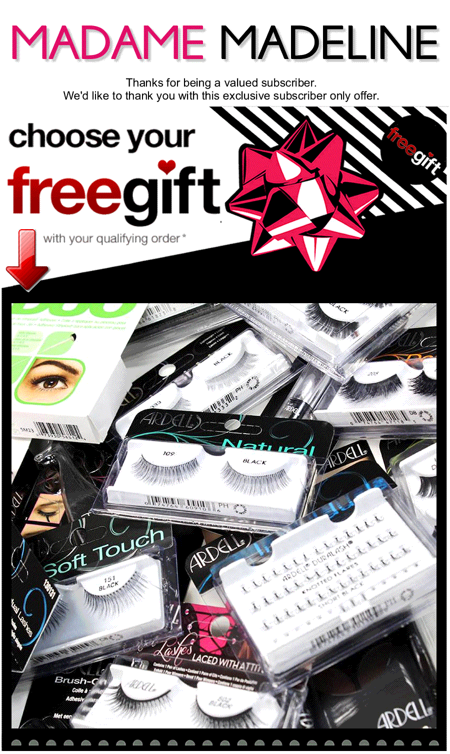.Select Your Free Gift