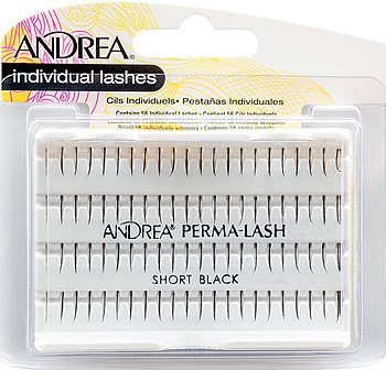 z.Andrea Permalash Individual Lashes Regular Knotted Singles Short Black