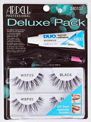 Ardell Deluxe Pack Kit Wispies Black