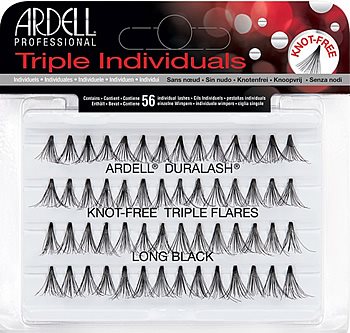 Ardell Duralash Knot-Free Triple Flares Individual Lashes Long (66497)