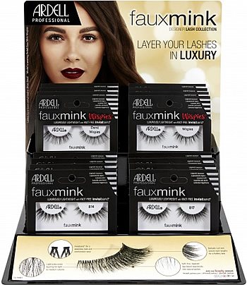 Ardell Faux Mink 32 Pc Eyelash Display - New Styles (67384)