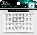 Ardell Soft Touch Knotted Flare Trios Individuals Medium Black