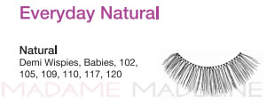 Ardell Everyday Natural Lashes includes Ardell Natural Line of lashes.