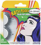 Katy Perry Color Pop Lashes KA-CHING! by Eylure contains a layered strip lash in black with flashes of Peacock Green. A POP of Colour for your lashes