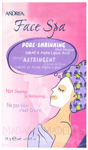 z.Andrea Face Spa - Pore Shrinking Mud Masque (1 Packet)