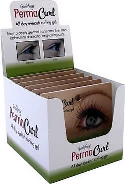 Godefroy PermaCurl Eyelash Dark Curling Gel 6 Pc Display