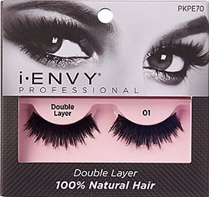 KISS i-ENVY Professional Double Layer 01 Lashes (PKPE70)