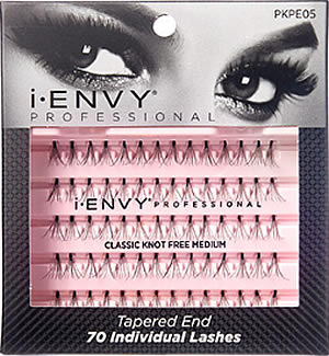 KISS i-ENVY Professional Individual Lashes KNOT FREE MEDIUM (PKPE05)