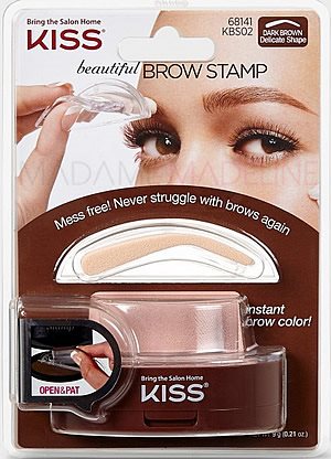 Kiss Beautiful Brow Stamp - Dark Brown