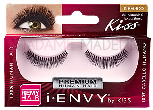 KISS i-ENVY Premium Au Naturale 01 Extra Short Lashes (KPE08XS)