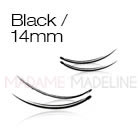 Black 14mm Individual Lash Extensions  4,000 count