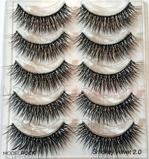 ModelRock Smokey Velvet "2.0" - Double Layered Lashes Multi Pack (5 Pairs)