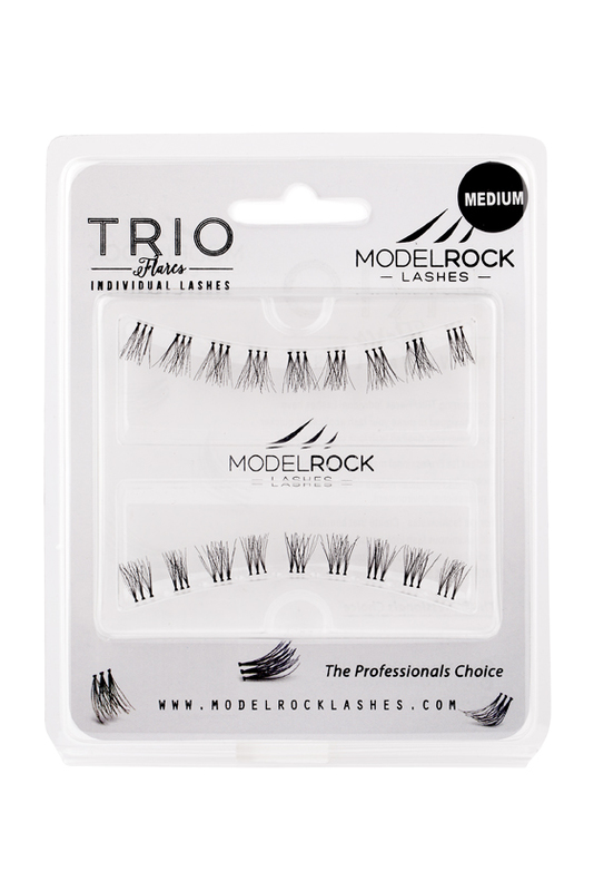 Modelrock TRIO Flares Individual Lashes - MEDIUM