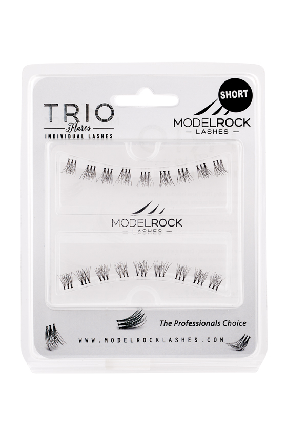 Modelrock TRIO Flares Individual Lashes - SHORT