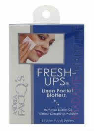 Andrea Face Qs FRESH-UPS Linen Facial Blotters