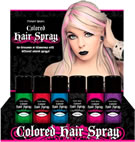 Fright Night Colored Hair Spray 24pc Display (69525)