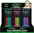 Fright Night Hair Mascara Trio Display 12pc Display (69530) - BOGO (Buy 1, Get 1 Free Deal)