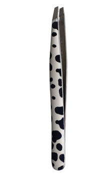 z.JAPONESQUE Artisan Slant Tip Tweezer Cow Pattern