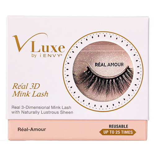 z.V-Luxe by KISS i-Envy Real 3D Mink Lashes  Ral-Amour (VLER04)