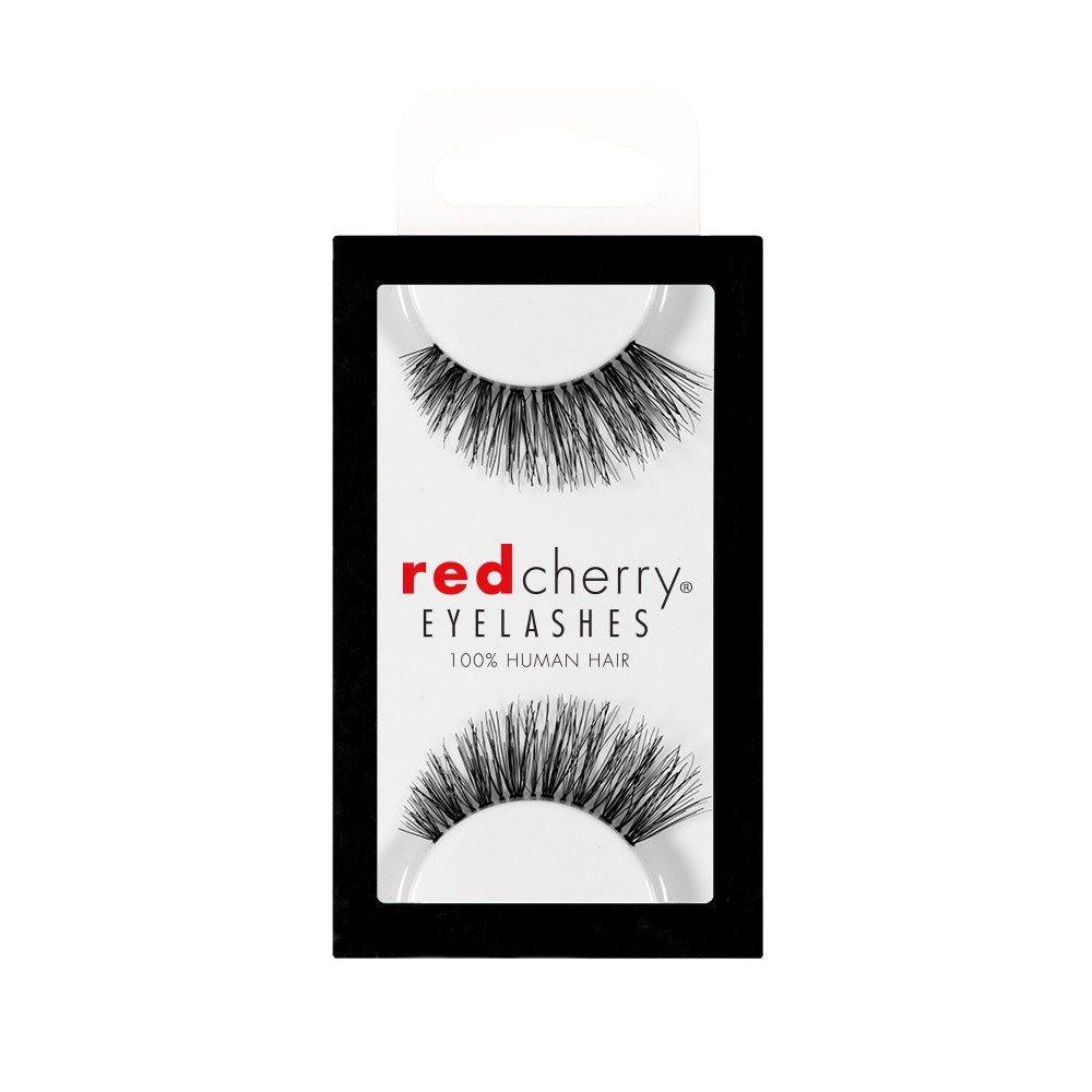 Red Lashes #43 (STEVI), Red Cherry Natural Lashes - Madame Madeline Lashes